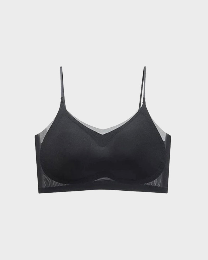  Ultra- Thin Plus Size Ice Silk Comfort Bra