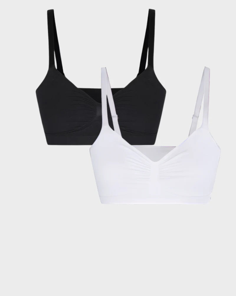 Velosety Women's Full Coverage Non-Padded Wireless Sculpt Bra