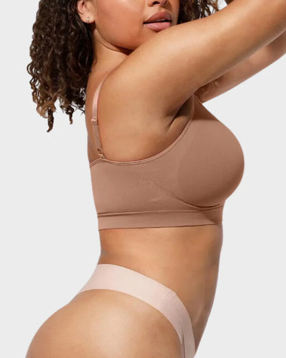 Velosety Women's Full Coverage Non-Padded Wireless Sculpt Bra