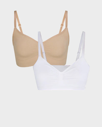 Velosety Women's Full Coverage Non-Padded Wireless Sculpt Bra