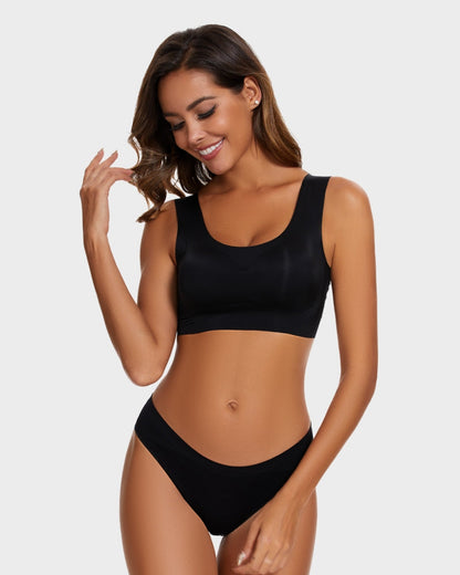  Ultra Comfort Wirefree Bra(2 pieces）