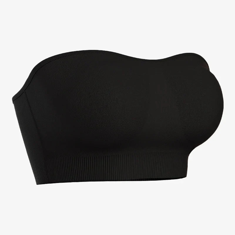  Non-Slip Bandeau Seamless Wireless Strapless Bra