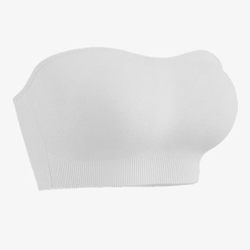  Non-Slip Bandeau Seamless Wireless Strapless Bra