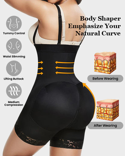 Velosety Tummy Control Butt Lifter Bodysuit BBL Fajas