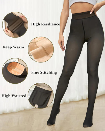 Velosety® Translucent Fleece Lined Tights