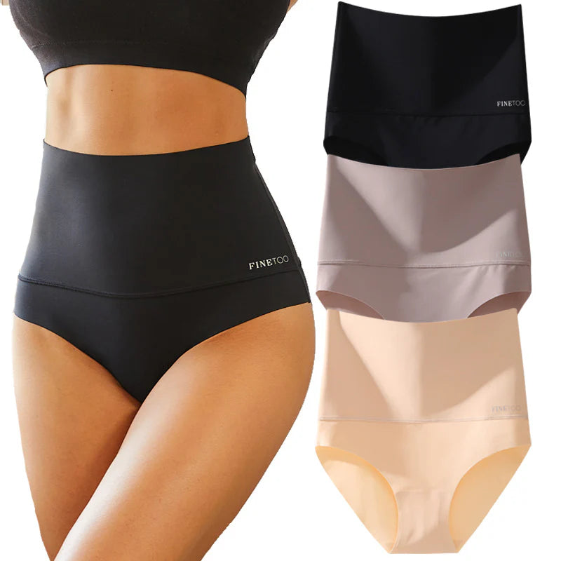 Velosety 3-Pack High Waisted Tummy Control Briefs