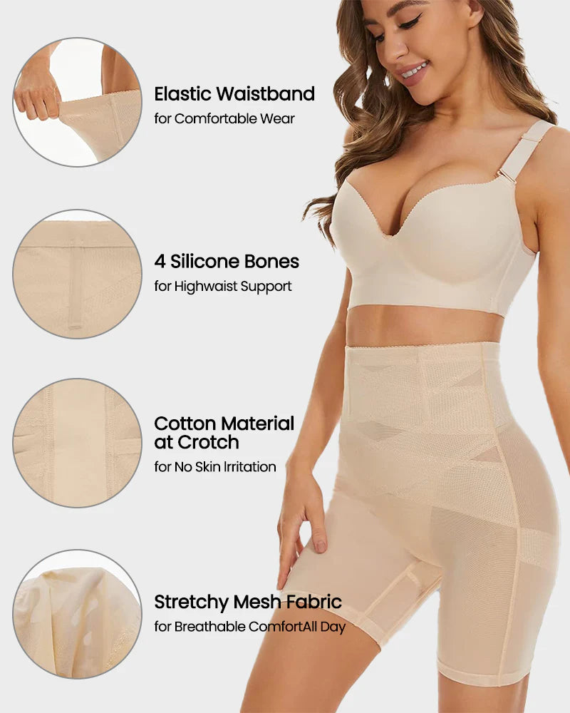 Velosety® Mesh High Waist Shapewear Shorts