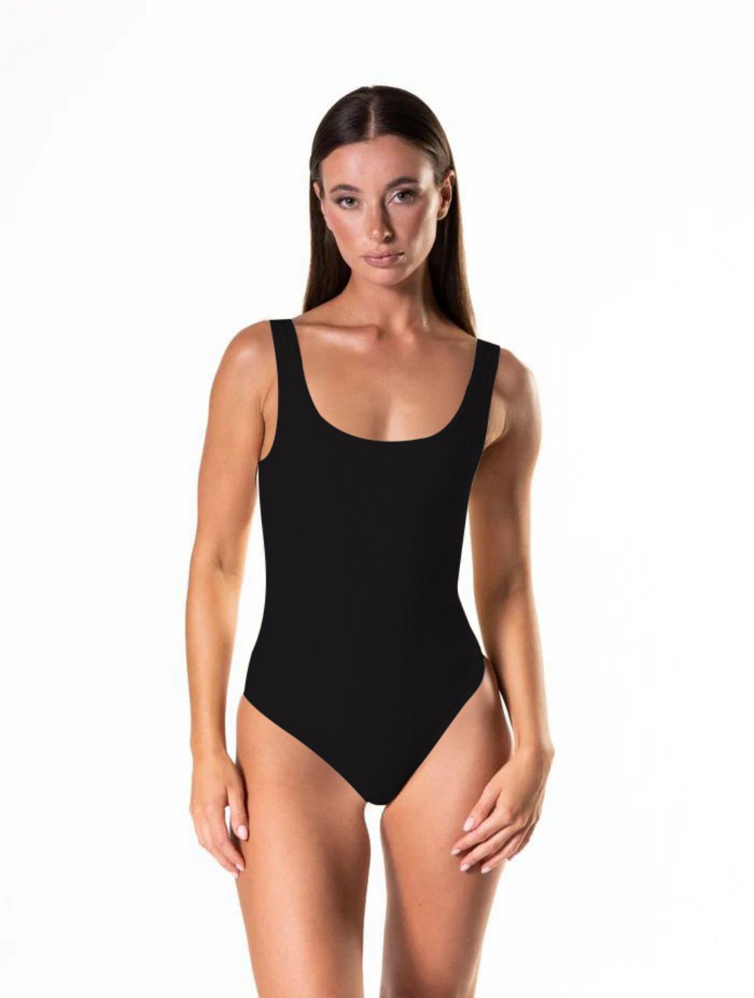 Ribbed Snatched Shapewear Bodysuit