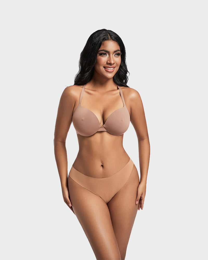 Nipple Push-Up Bra - Skin