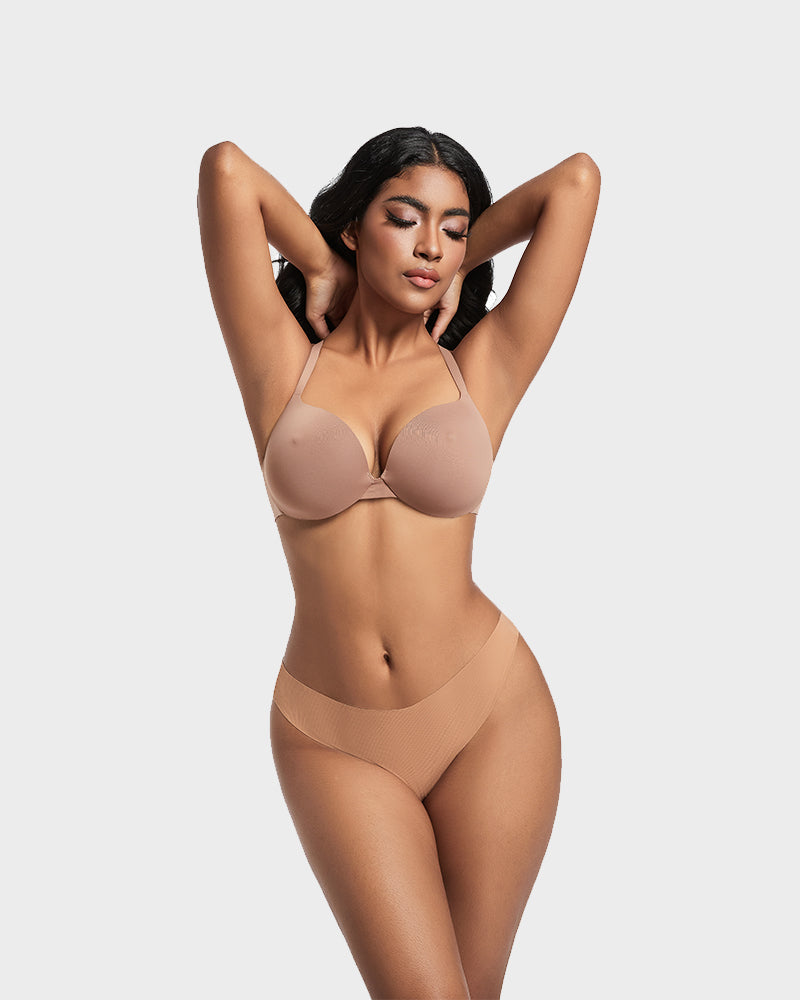 Nipple Push-Up Bra - Skin