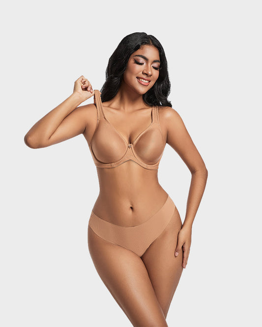 Plus Size Full Coverage T-Shirt Bra - Nude