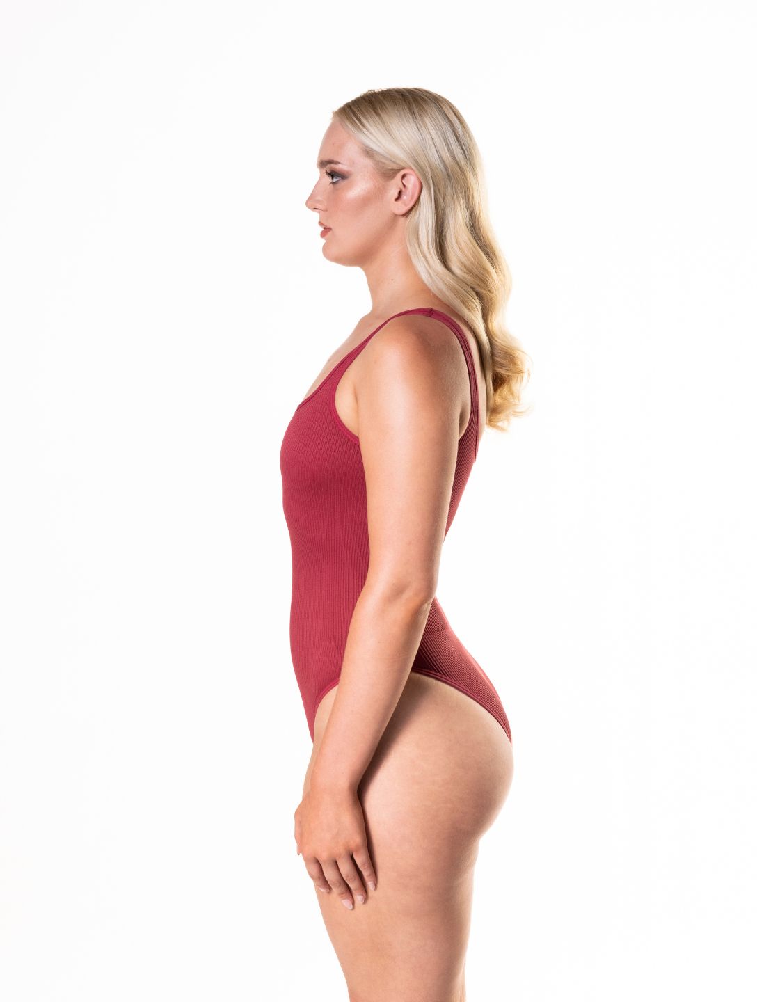 Ribbed Snatched Shapewear Bodysuit