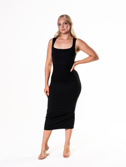 Square Neck Shapewear Dress