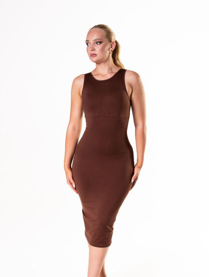 Sleeveless Shapewear Maxi Dress