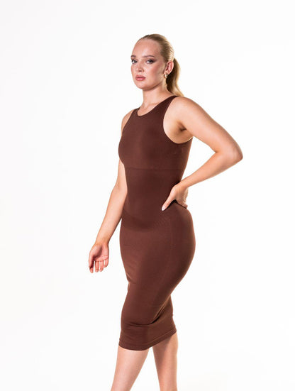 Sleeveless Shapewear Maxi Dress