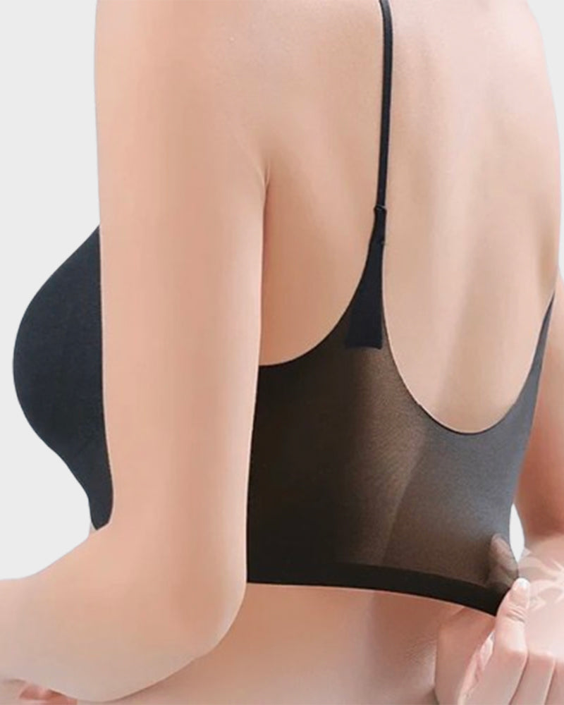  Ultra- Thin Plus Size Ice Silk Comfort Bra