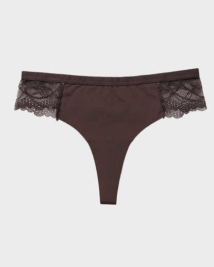 Seamless Comfort Lace Thong Panty