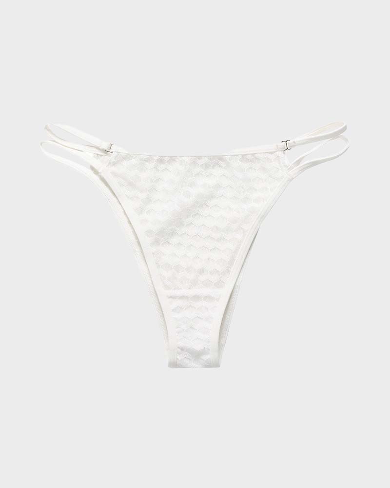 Double-Strap Lace Brazilian Panty