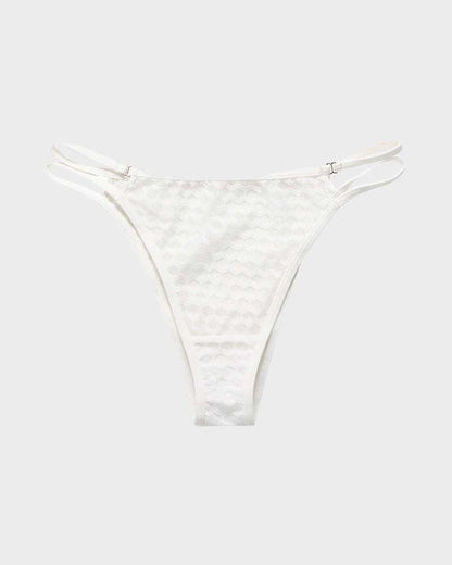 Double-Strap Lace Brazilian Panty