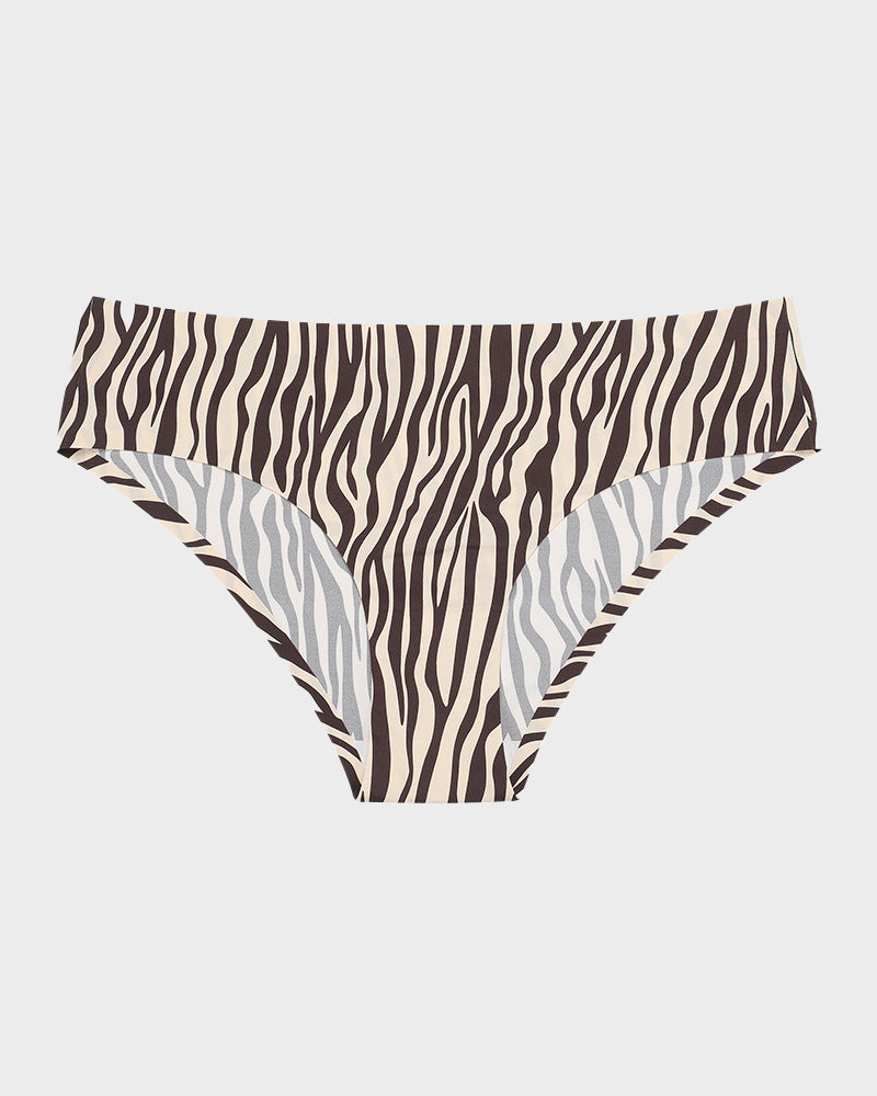 Low-Rise Animal Print Seamless Cheeky Panty