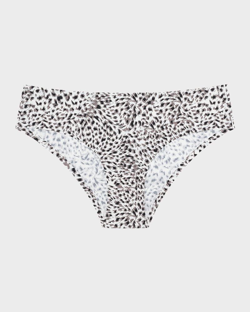 Low-Rise Animal Print Seamless Cheeky Panty