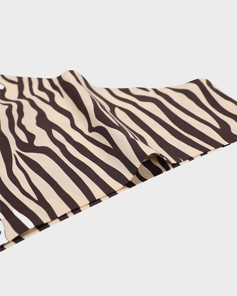 Low-Rise Animal Print Seamless Cheeky Panty