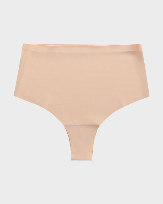 Mid-Rise Seamless Thong Panty