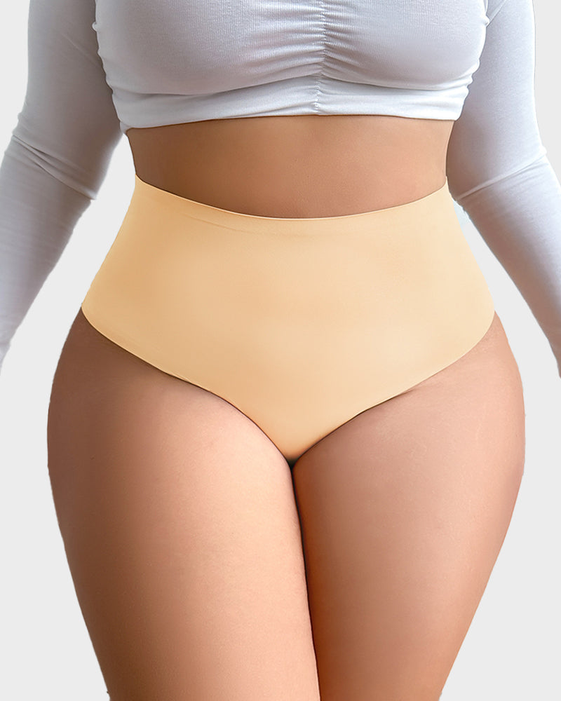 Seamless High-Rise Tummy Control Shaping Thong Panty