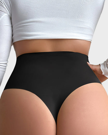 Seamless High-Rise Tummy Control Shaping Thong Panty