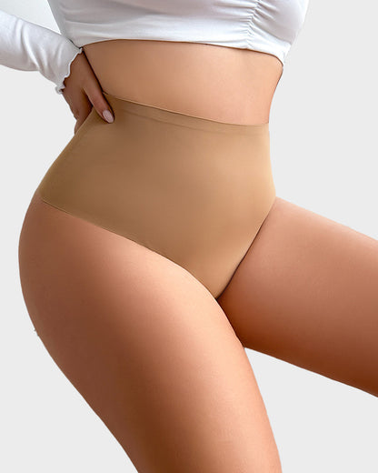 Seamless High-Rise Tummy Control Shaping Thong Panty