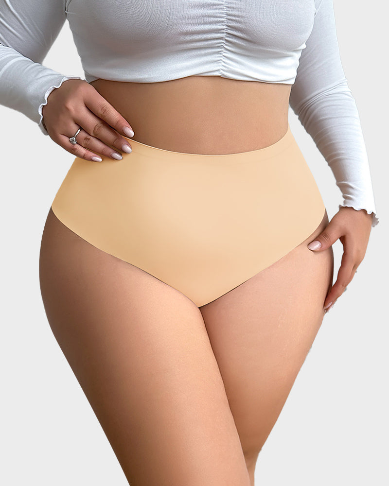 Seamless High-Rise Tummy Control Shaping Thong Panty