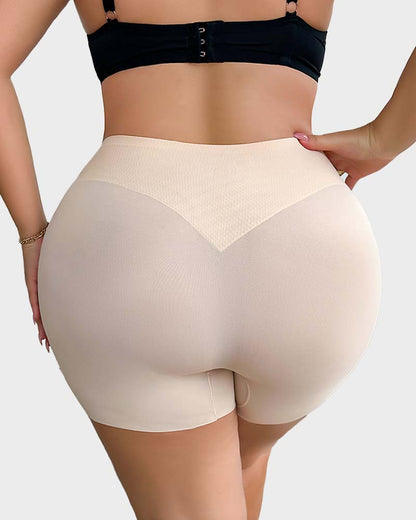 Seamless Mid-Rise Tummy Control Shaping Shorts