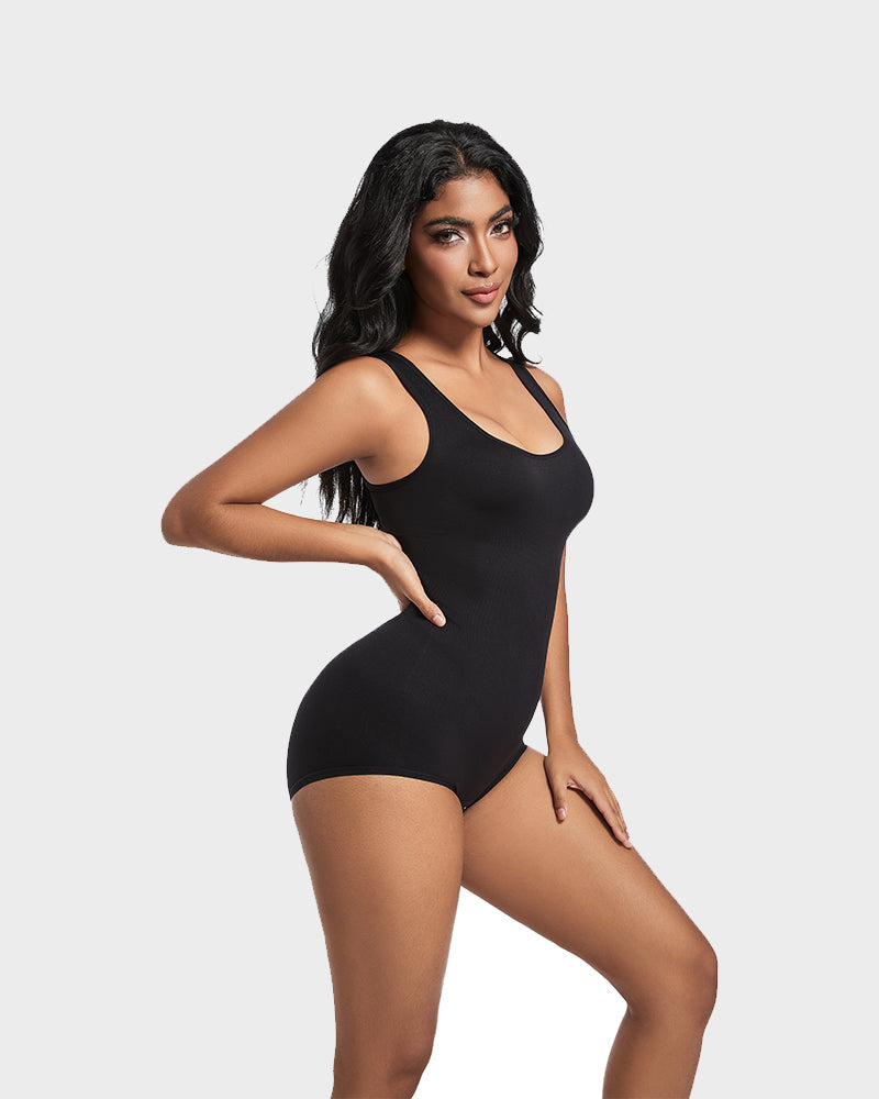 Comfy Sculpt Sleeveless Scoop Neck Bodysuit