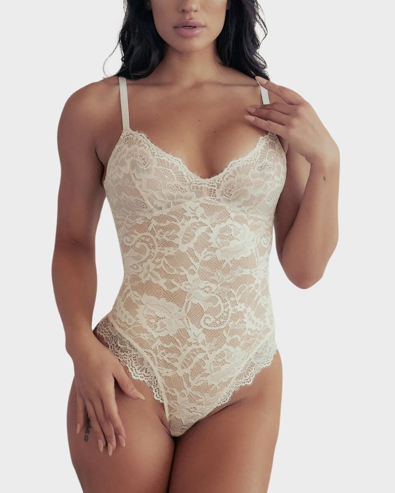  Lace Smooth Shapewear Bodysuit