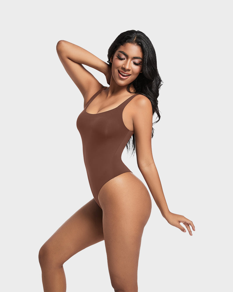 Seamless Sculpt Sleeveless Scoop Neck Thong Bodysuit