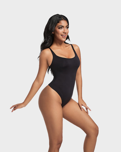 Seamless Sculpt Sleeveless Scoop Neck Thong Bodysuit