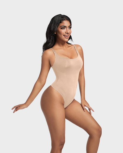 Seamless Sculpt Sleeveless Scoop Neck Thong Bodysuit