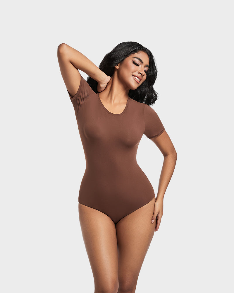 Comfy Sculpt Round Neck T-Shirt Bodysuit