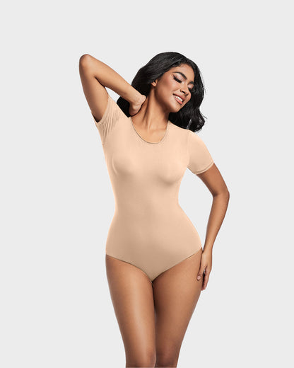 Comfy Sculpt Round Neck T-Shirt Bodysuit