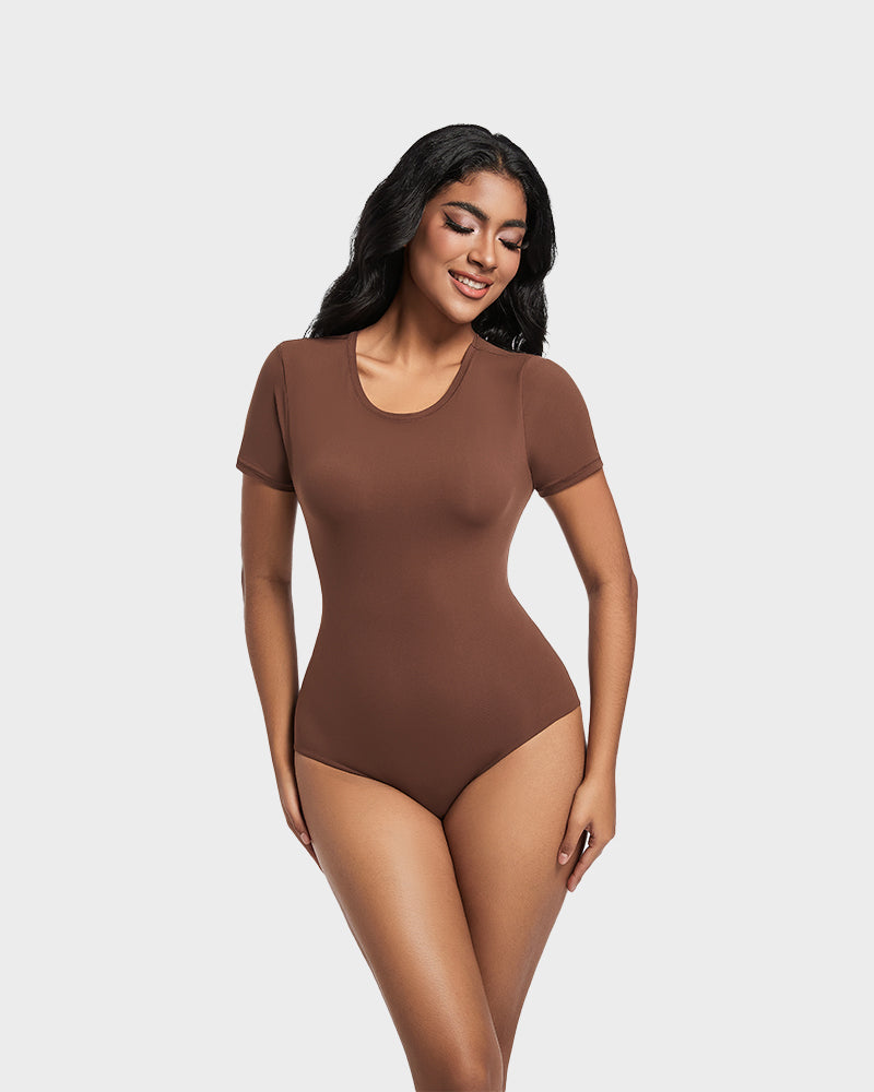 Comfy Sculpt Round Neck T-Shirt Bodysuit