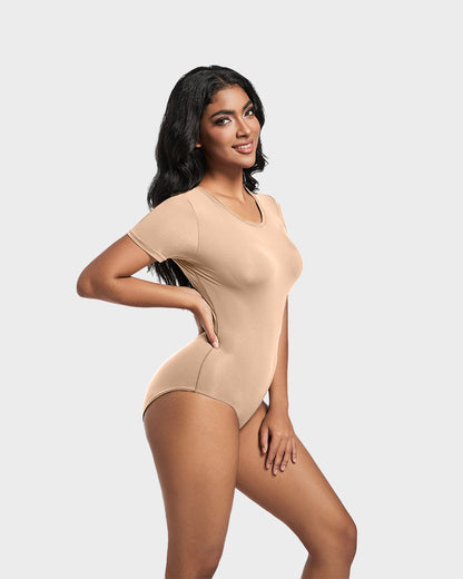 Comfy Sculpt Round Neck T-Shirt Bodysuit