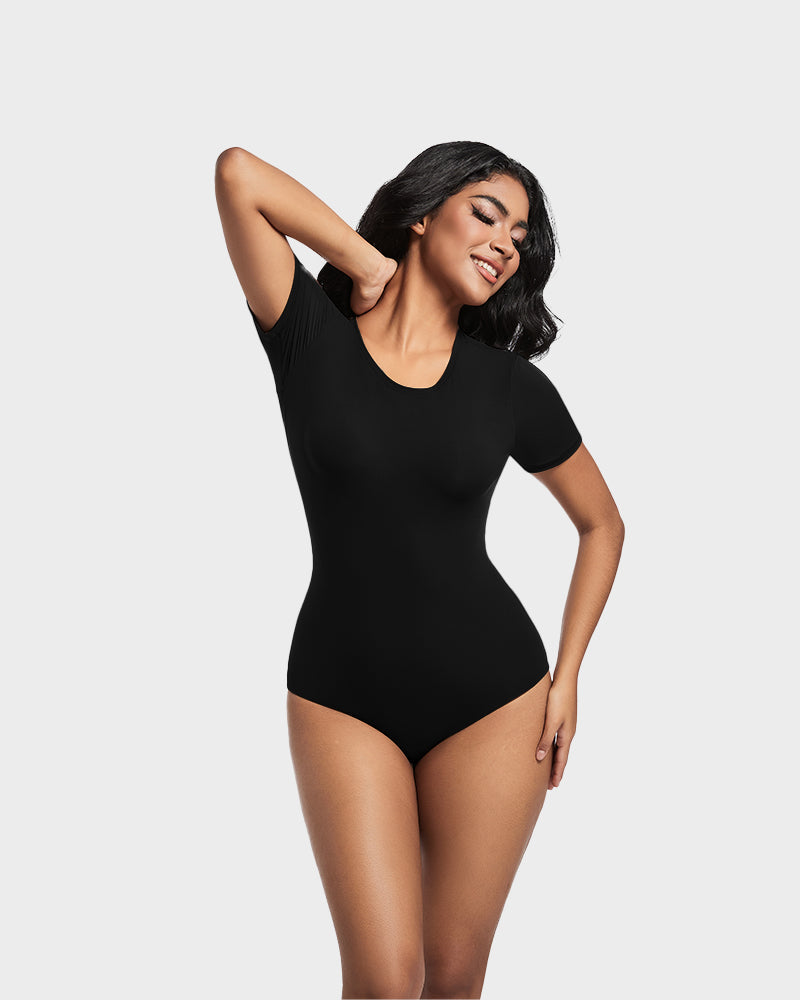 Comfy Sculpt Round Neck T-Shirt Bodysuit