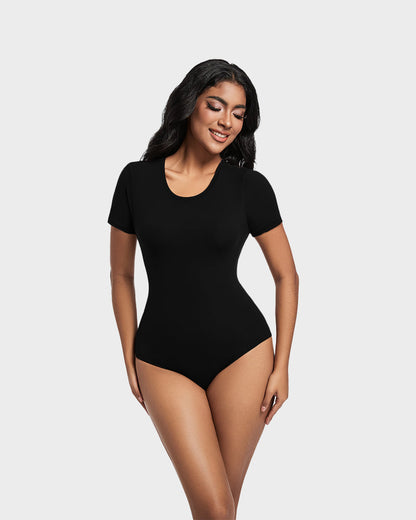 Comfy Sculpt Round Neck T-Shirt Bodysuit