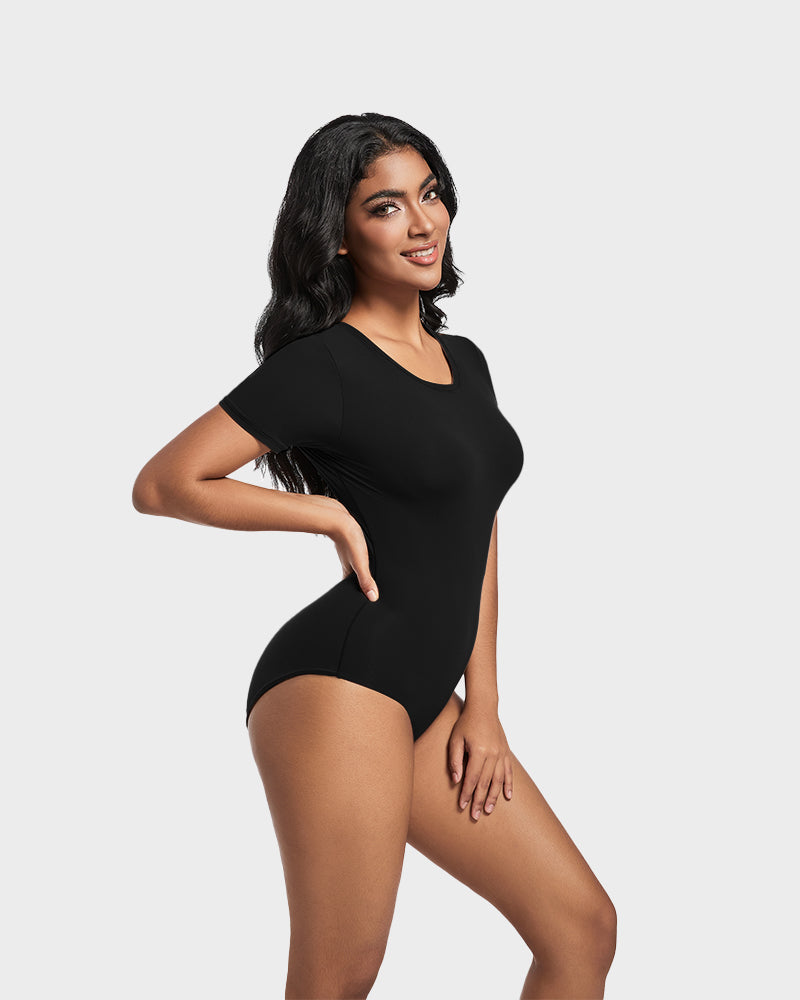 Comfy Sculpt Round Neck T-Shirt Bodysuit