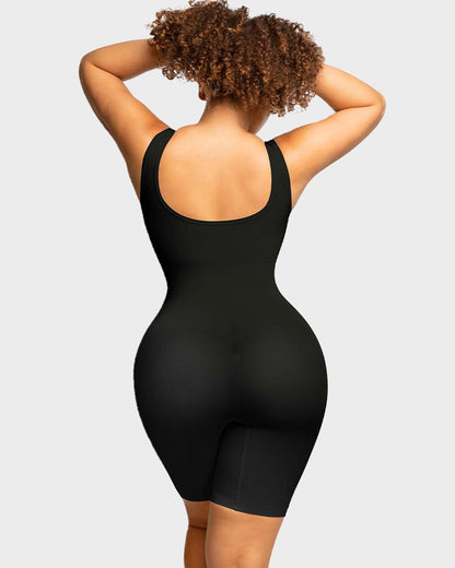  Seamless Sculpting Mid Thigh Bodysuit