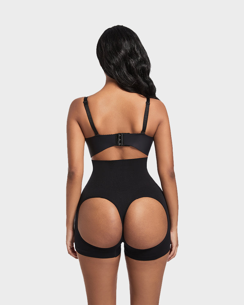 High Waist Cut Out Butt Lifting Shorts